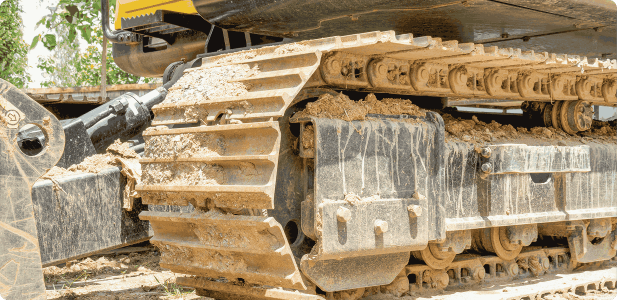 Como aumentar la vida útil del tren de rodaje de una excavadora